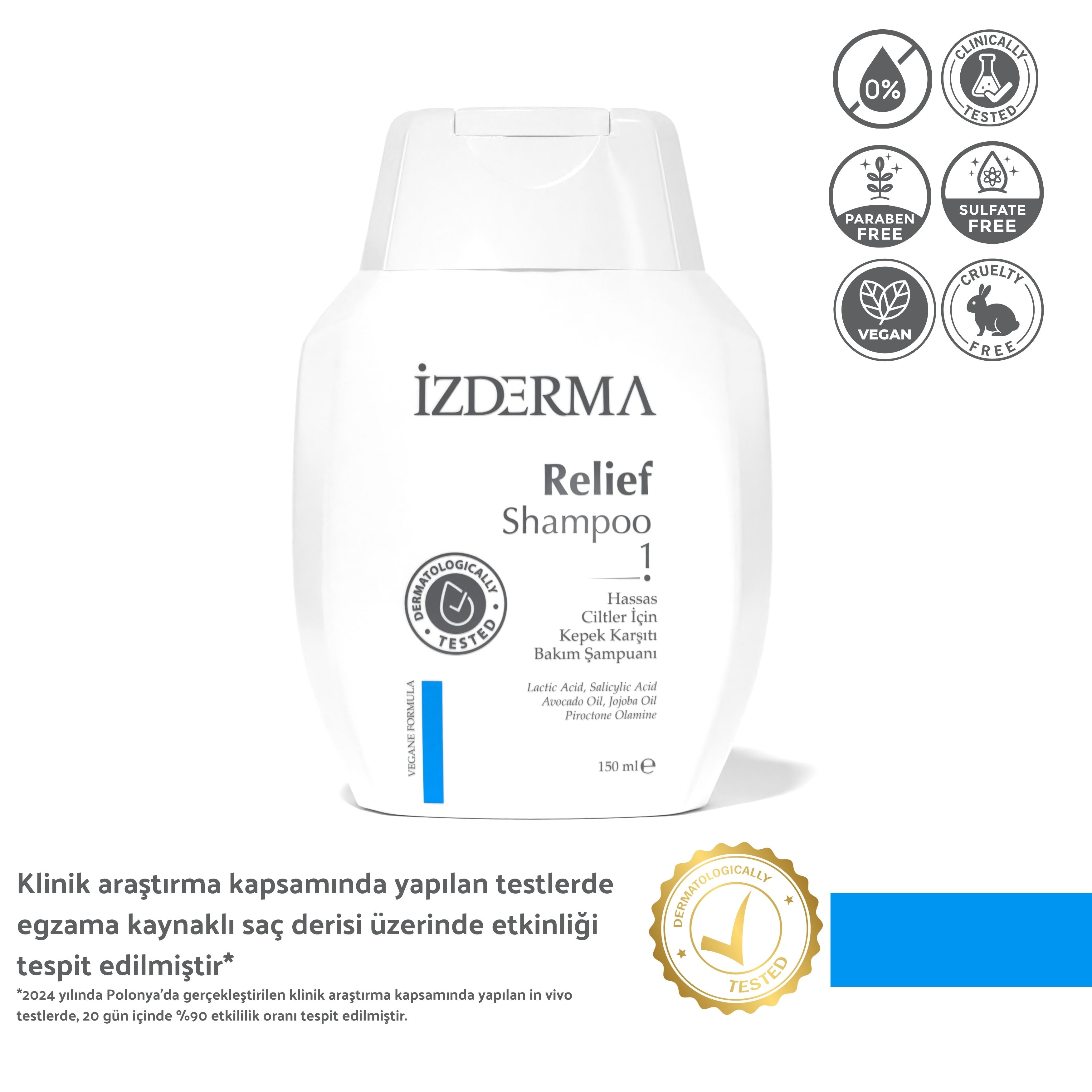 Relief Kepek, Kaşıntı, Pullanma Karşıtı Bakım Şampuanı
