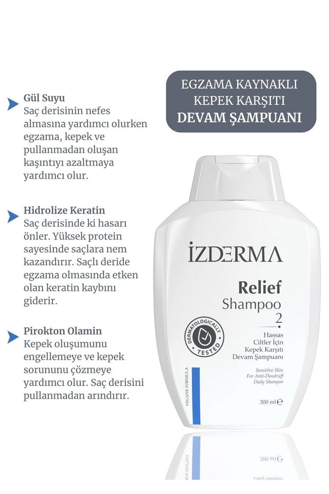 Relief-2 Kepek, Pullanma, Kaşıntı Karşıtı Devam Şampuanı