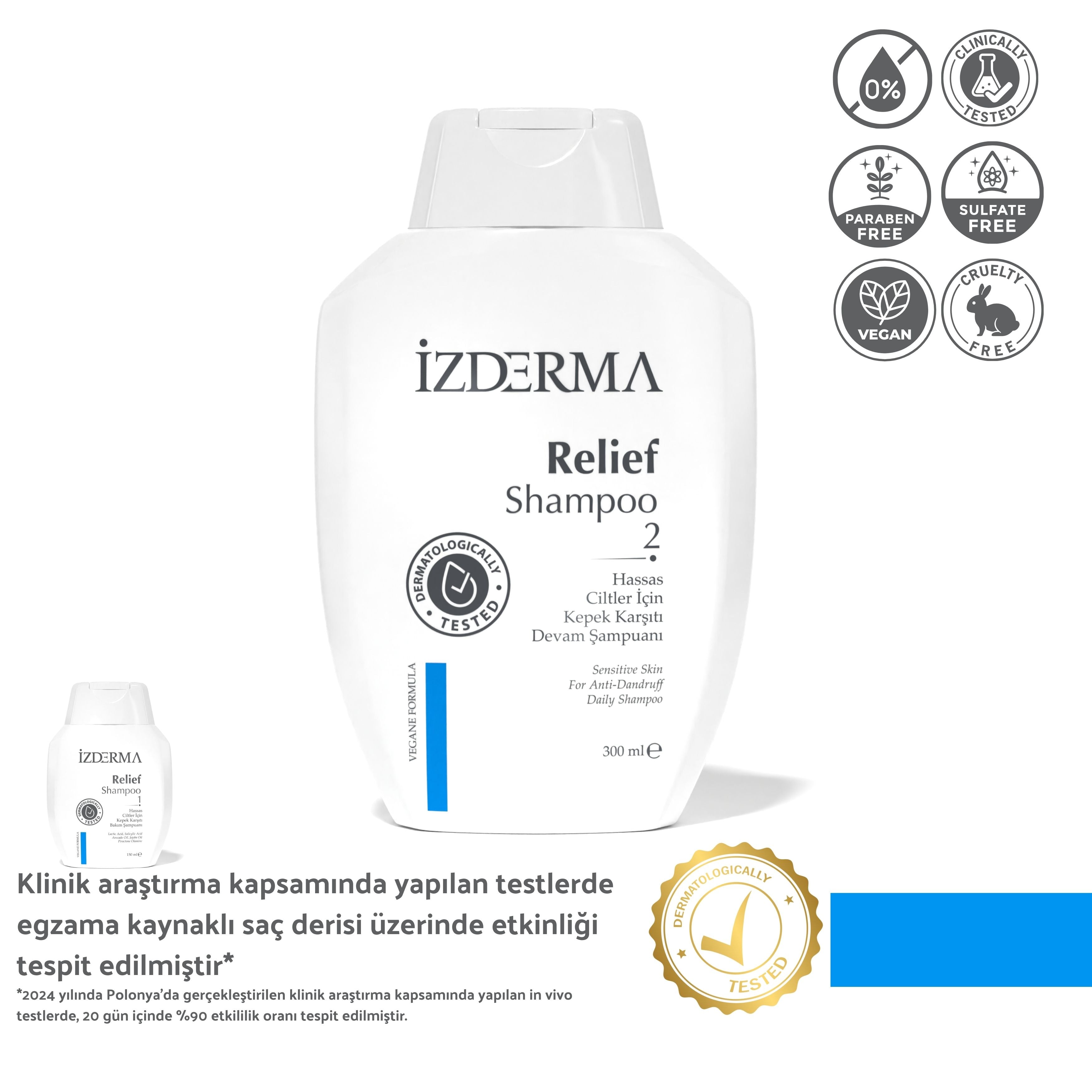 Relief-2 Kepek, Pullanma, Kaşıntı Karşıtı Devam Şampuanı