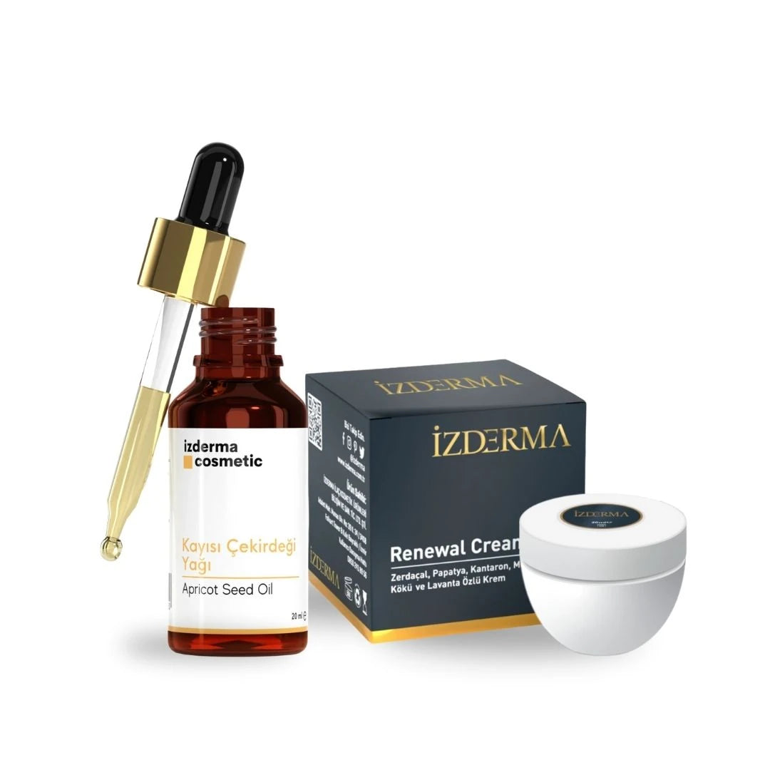 İzderma Renewal Cream + Kayısı Çekirdeği Yağı